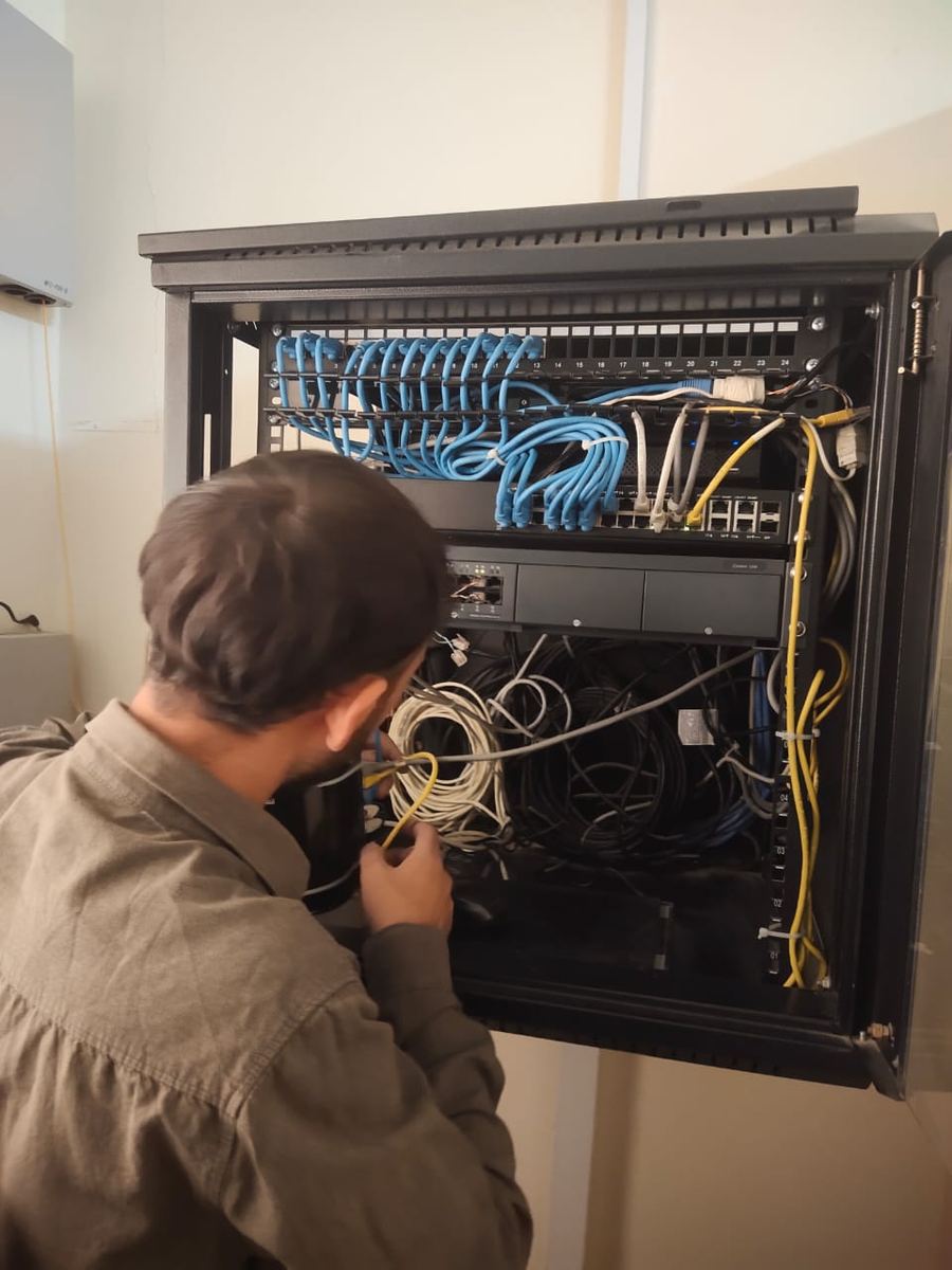 Network Rack Installation structured cabling UAE